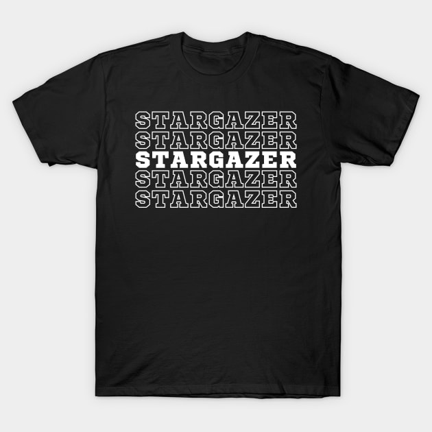 Stargazer. T-Shirt by CityTeeDesigns